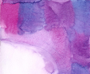 Background bright lilac blurred watercolor