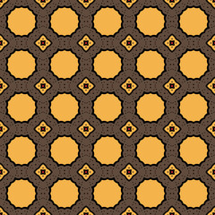 Geometric style seamless pattern illustration