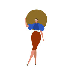 Vector illustration of 
dressed up girl standing pose, fashion model, women on vocation modern sketch