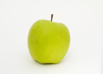 Green apples Isolated on a white background
