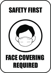 facial cover mask protection sign icon
