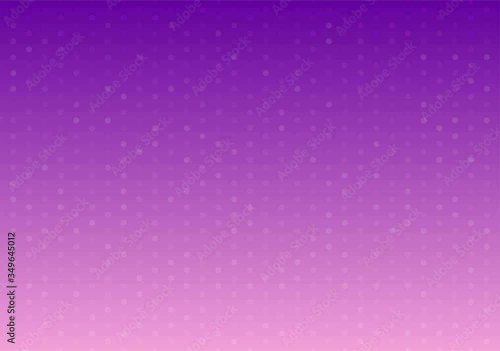 Aufkleber Violet blurred vector background with halftone effect. Smooth pink and purple gradient. Violet background. Halftone wallpaper. Creative backdrop. Vector template. Minimal style. Cover layout template.