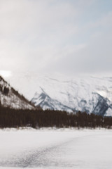 winter mountain landscape