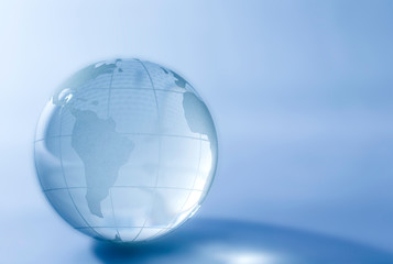 Close-up Of Globe On Table