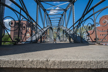 Siemenssteg - beautiful old bridge at berlin spree
