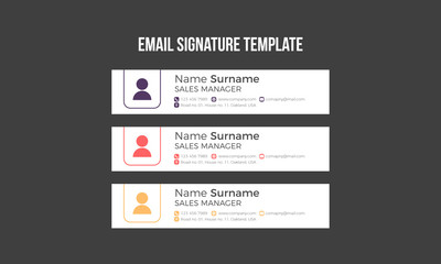 Email Signature Design Set