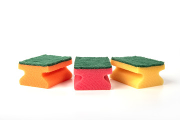 Three sponges for washing