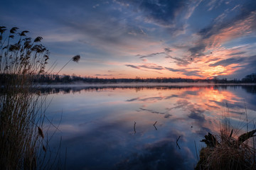The Sun Will Appear Now.
Shatura lakes.