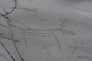 Alta rock carving