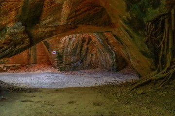 cave in the cave