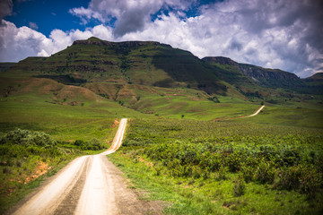 Dirt Road to the Central Drakensberg South Africa