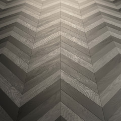 Fragment dark parquet for decoration. The texture for use in graphic and architectural project. Pattern of wooden panel for background. 3D illustration.