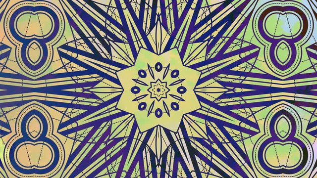 Kaleidoscope background. Abstract multicolored motion graphic background.