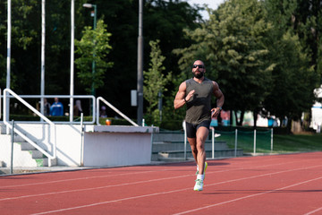 Man Run Training Outdoors