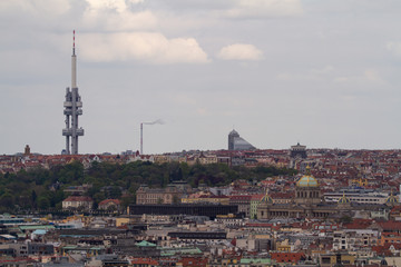 Obraz premium views of Prague and the surrounding architecture