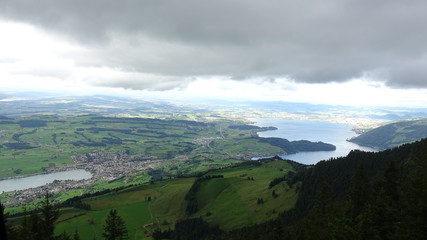 view of the mountains