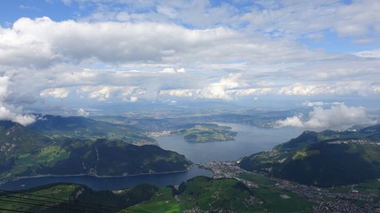 panorama of the mountains