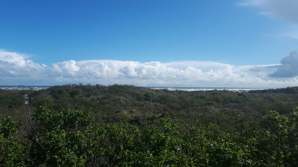 Spiekeroog, Blick auf Horizont mit Meer