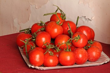 pomidorki, czerwony, male pomidorki, warzywa, 
