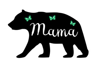 Vector Mama Bear