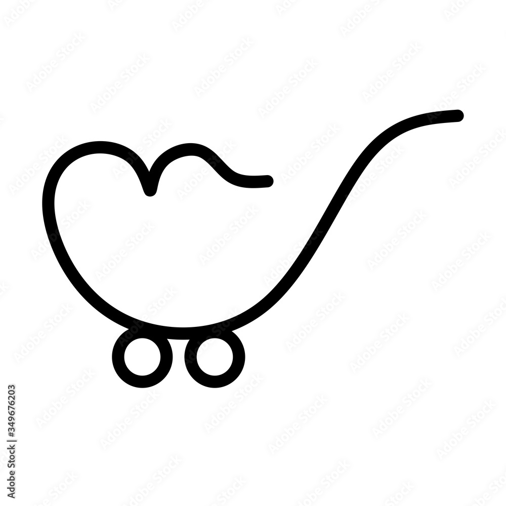 Poster shopping cart, trolley vector icon. contains such icon as mobile shop, web site, and ui. cart flat c
