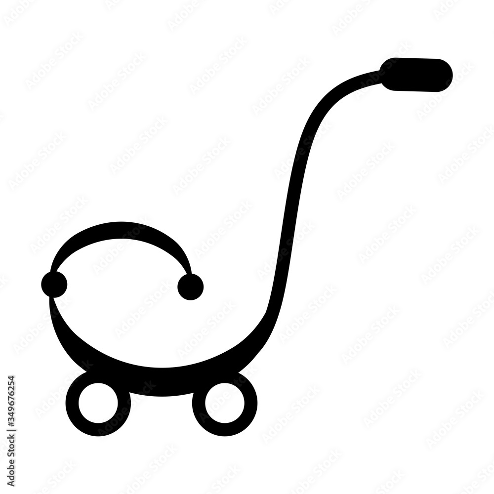Poster shopping cart, trolley vector icon. contains such icon as mobile shop, web site, and ui. cart flat c