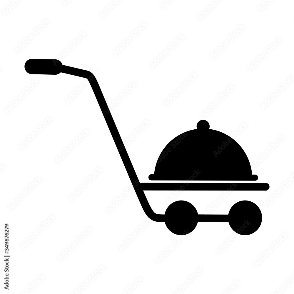Poster shopping cart, trolley vector icon. contains such icon as mobile shop, web site, and ui. cart flat c