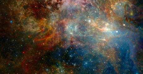 Colourful view of the Universe. Elements of this image furnished by NASA