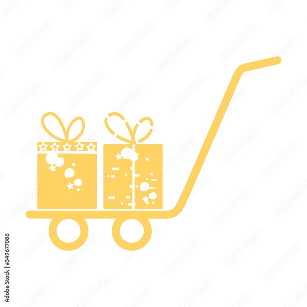 Poster shopping cart, trolley vector icon. contains such icon as mobile shop, web site, and ui. cart flat c