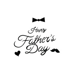Greeting card template for Father Day. Vector illustration