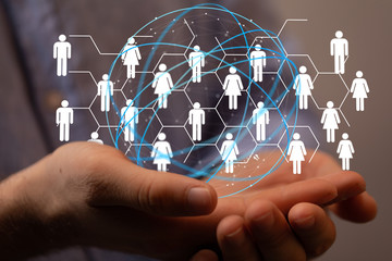  Digital Network and data concept.