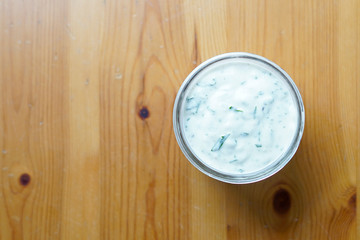 Homemade ranch dressing in a jar