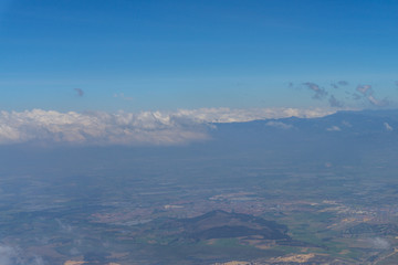 Fototapeta premium Ariel view of southamerica