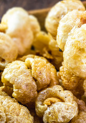 crackling the Brazilian pururuca. Pork skin fried and served dry, with accompaniment. Brazillian...