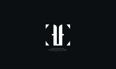 EE Letter Logo Alphabet Design Icon Vector Symbol