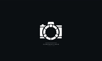 An abstract camera photography icon