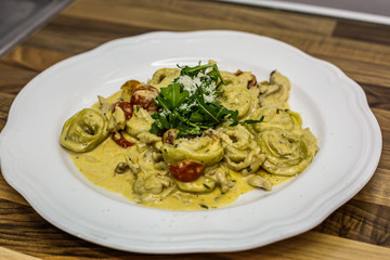 Chicken and mushrooms