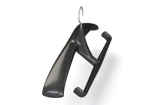 Hanger For Drying A Wetsuit On A White Background. 3D Illustration Or 3D Rendering