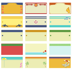 夏のレトロフレーム