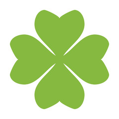 Four leaf clover vector illustration image