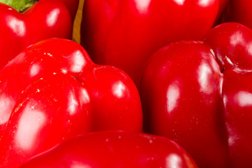 colorful mix of the freshest red and yellow paprika, bell pepper