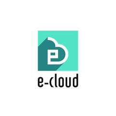 Cloud communication technology logo design