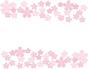 桜のラインフレーム