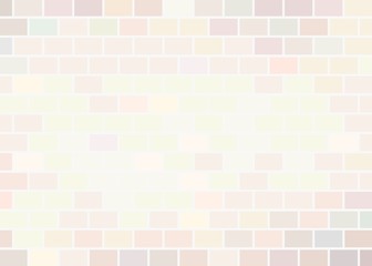 Brick wall pastel cubtle empty background. Light beige abstract texture.