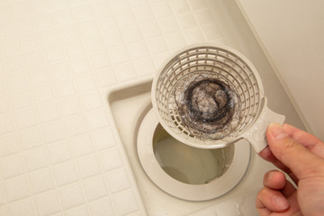 お風呂　排水溝