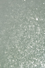 Close up of water particles
