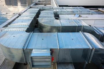 Big air control system on a roof