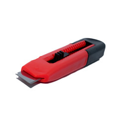  Red paper cutter on white background