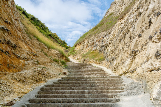 Valleuse de Vasterival &agrave; Sainte-Marguerite-sur-Mer, Normandie, France