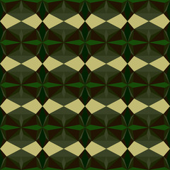 Seamless geometric pattern with colorful elements, vector background.